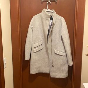 Gray Jcrew Peacoat